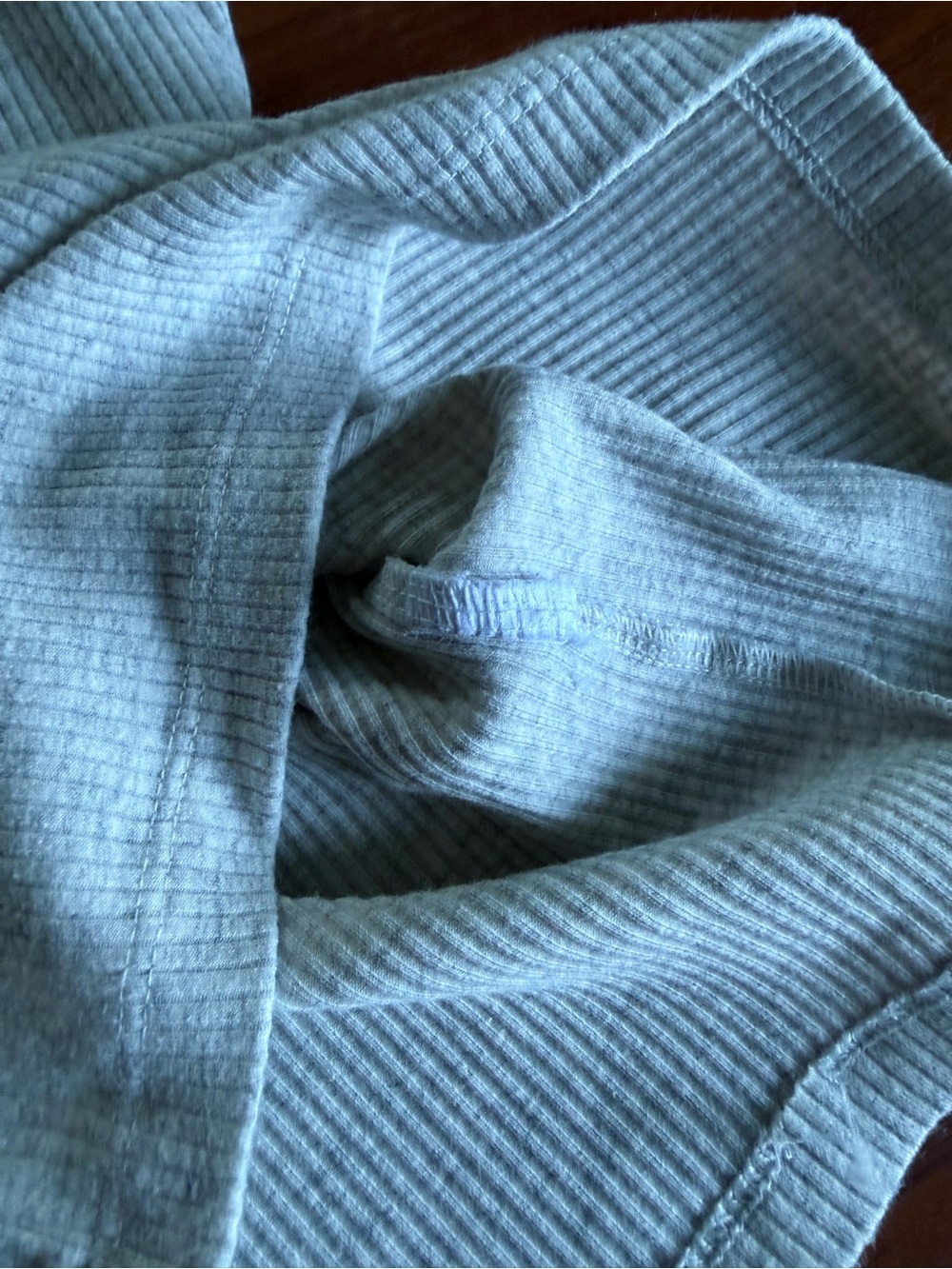 American Eagle Outfitters Ribbed Square Neck Tank -‎ Light Beige - Picture 5 of 7